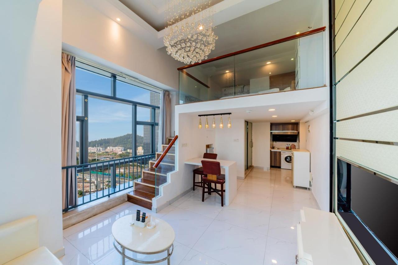April Fair Duplex Apartment Guangzhou South Railway Station Ao Yuan Yue Shi Dai Branch Eksteriør bilde