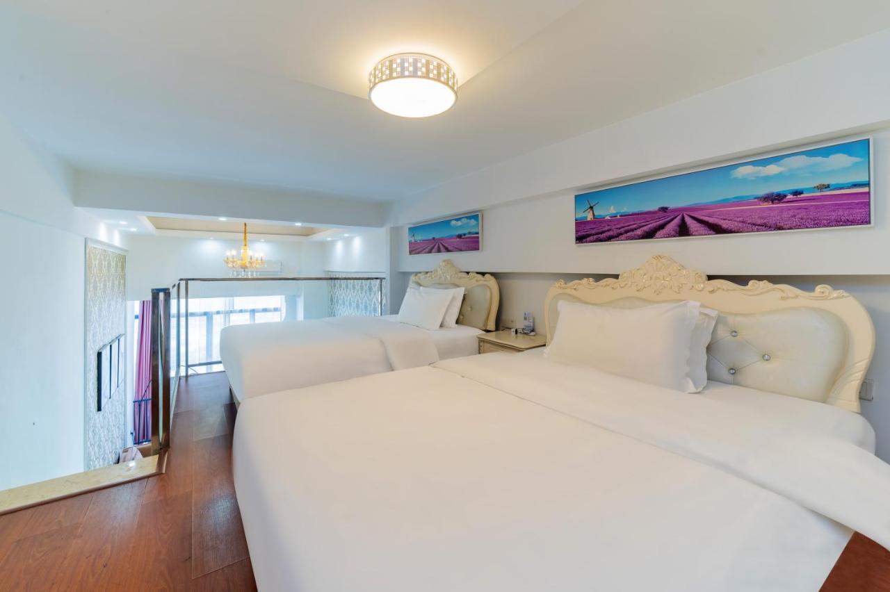 April Fair Duplex Apartment Guangzhou South Railway Station Ao Yuan Yue Shi Dai Branch Eksteriør bilde