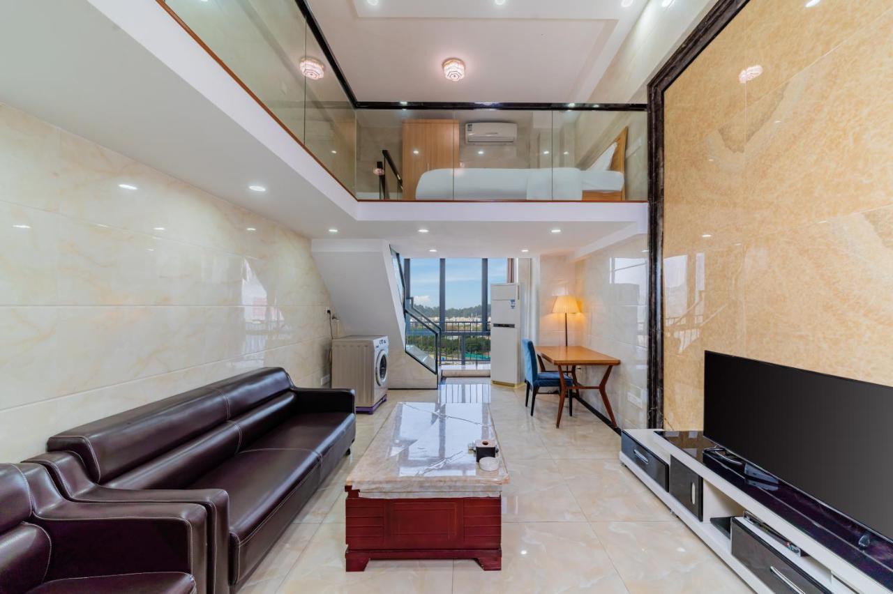 April Fair Duplex Apartment Guangzhou South Railway Station Ao Yuan Yue Shi Dai Branch Eksteriør bilde