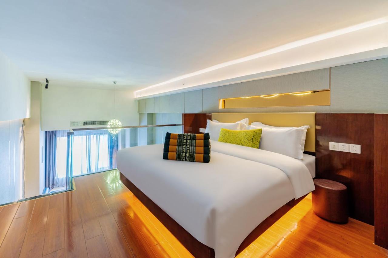 April Fair Duplex Apartment Guangzhou South Railway Station Ao Yuan Yue Shi Dai Branch Eksteriør bilde