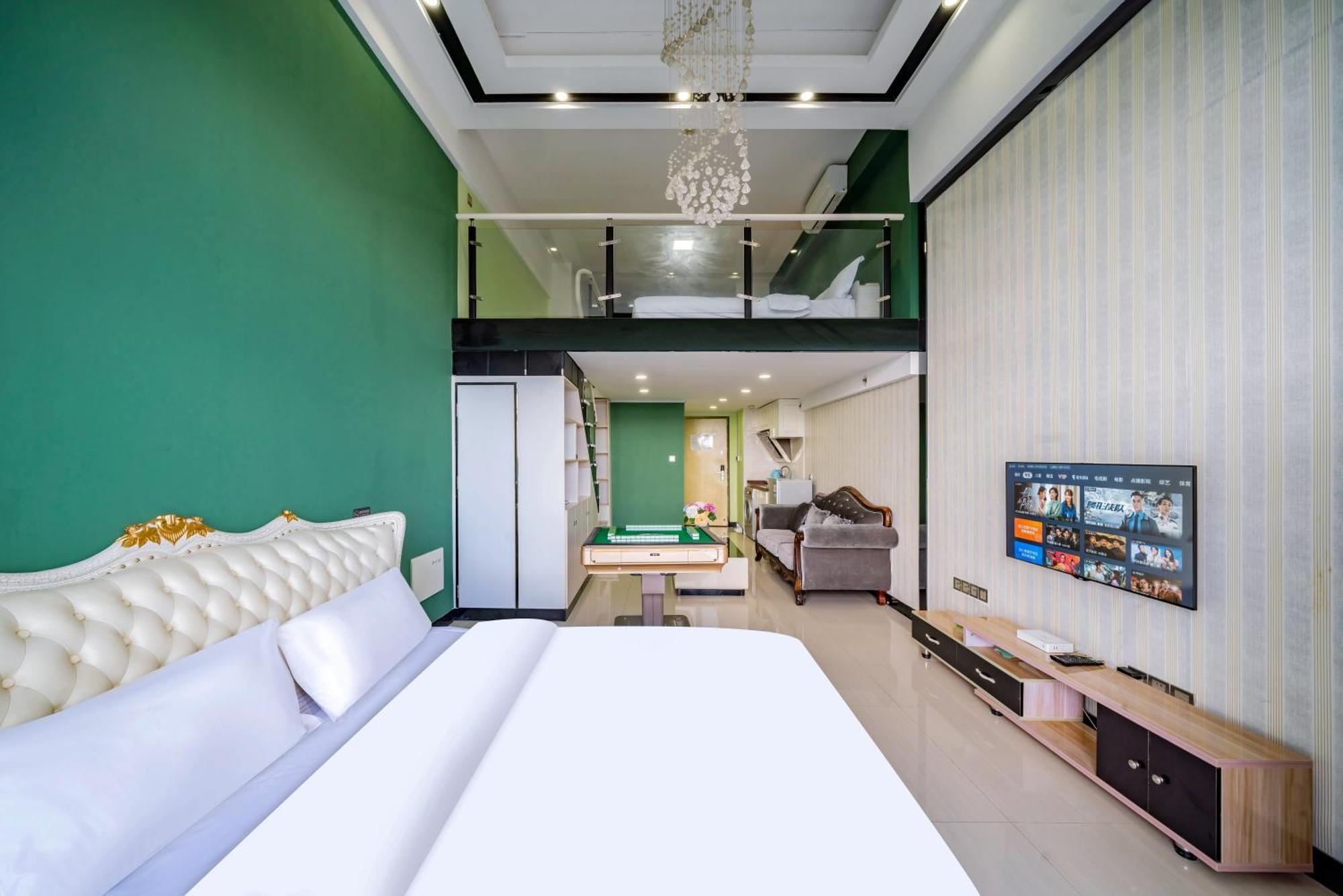 April Fair Duplex Apartment Guangzhou South Railway Station Ao Yuan Yue Shi Dai Branch Eksteriør bilde