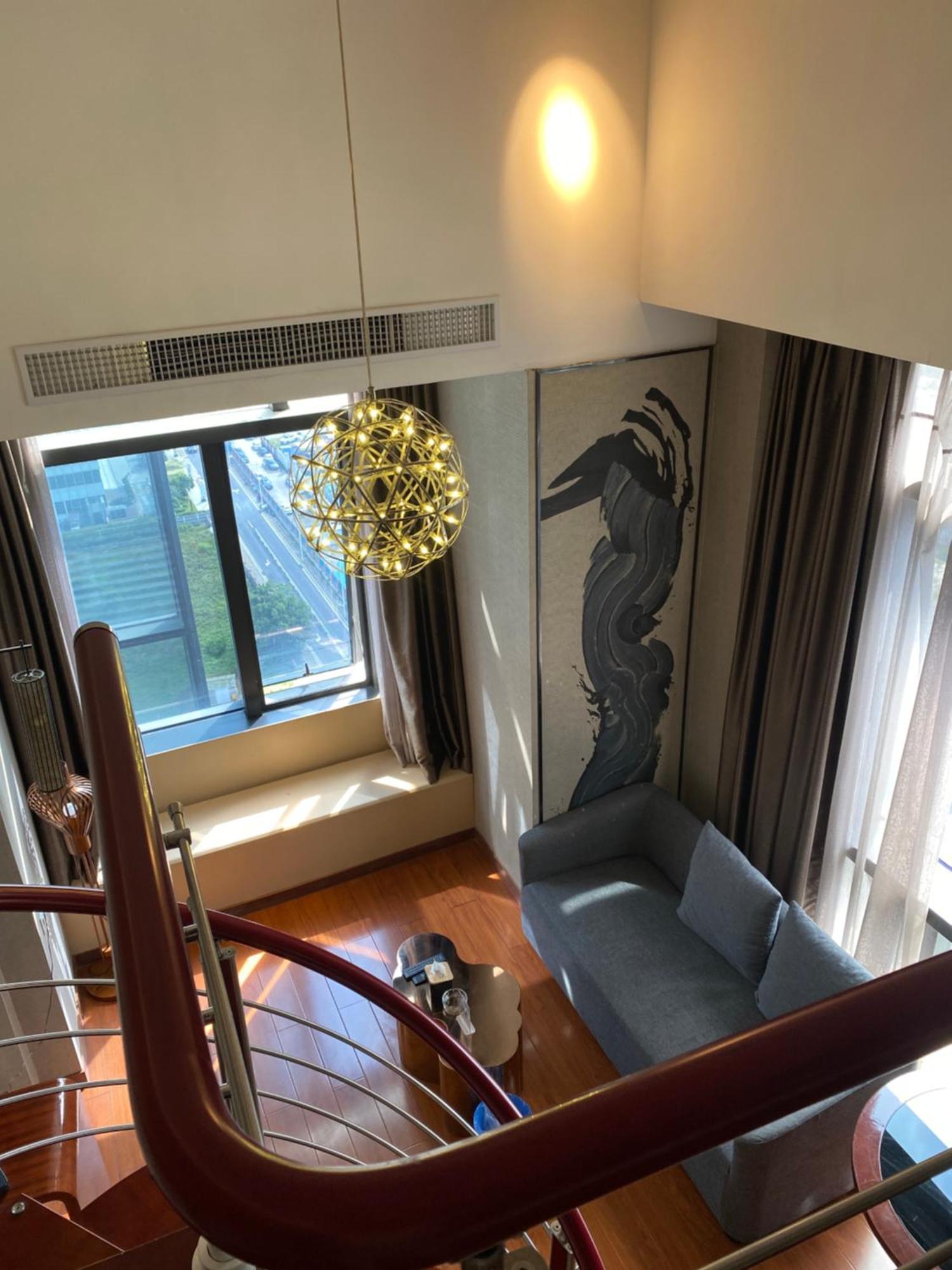 April Fair Duplex Apartment Guangzhou South Railway Station Ao Yuan Yue Shi Dai Branch Eksteriør bilde