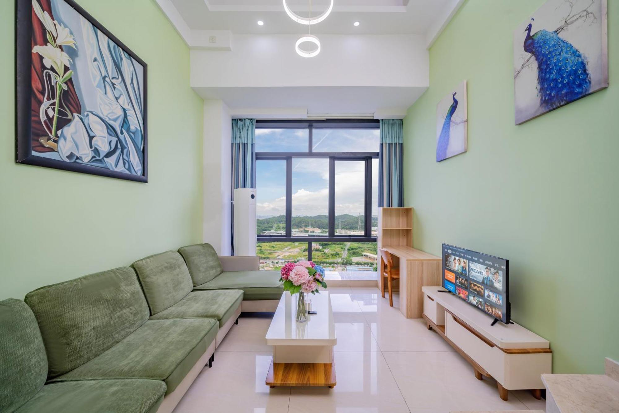 April Fair Duplex Apartment Guangzhou South Railway Station Ao Yuan Yue Shi Dai Branch Eksteriør bilde