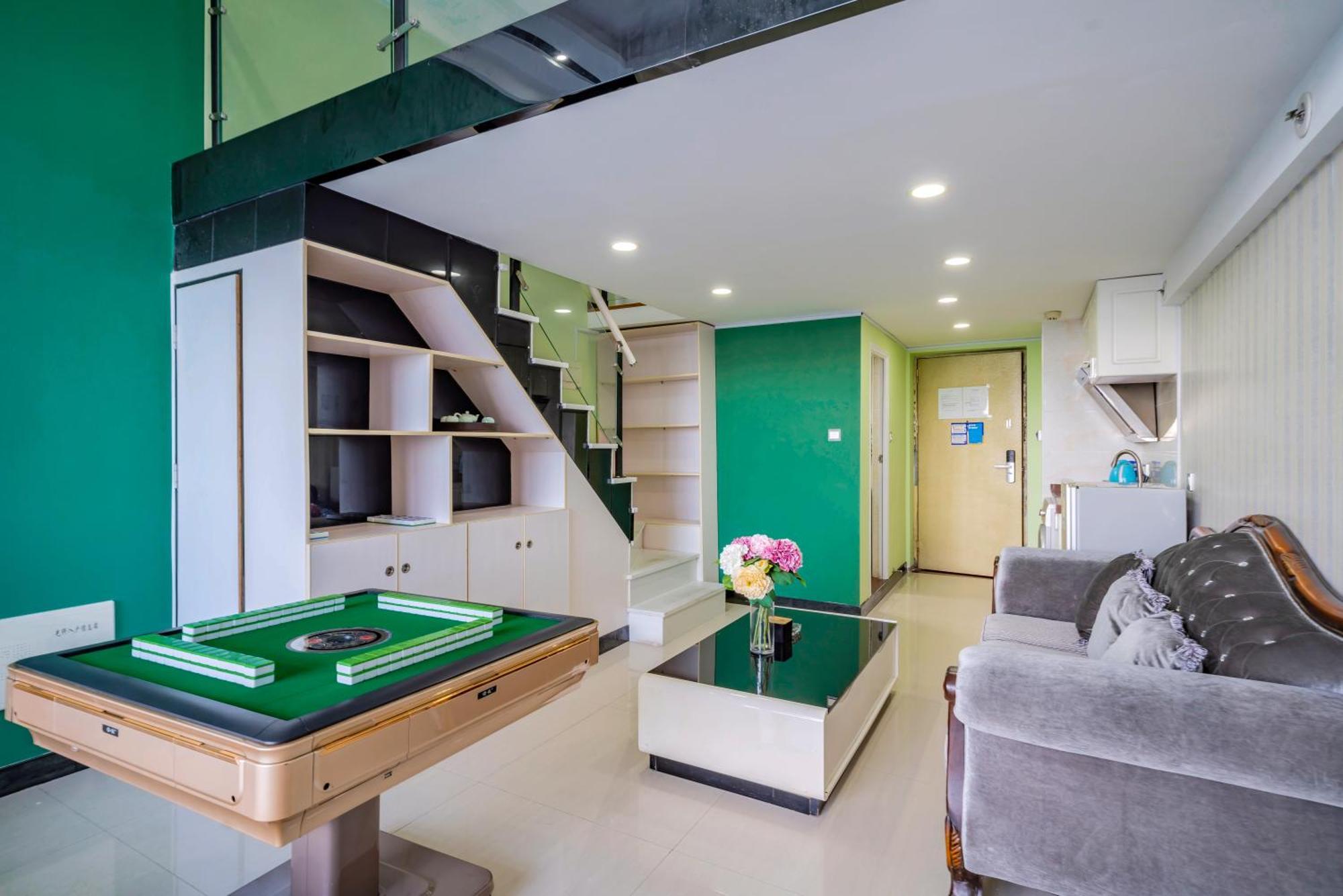 April Fair Duplex Apartment Guangzhou South Railway Station Ao Yuan Yue Shi Dai Branch Eksteriør bilde