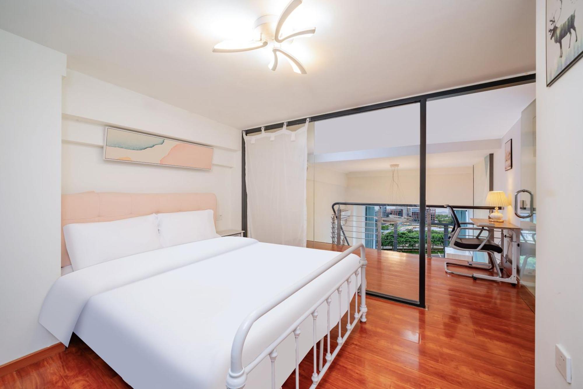 April Fair Duplex Apartment Guangzhou South Railway Station Ao Yuan Yue Shi Dai Branch Eksteriør bilde