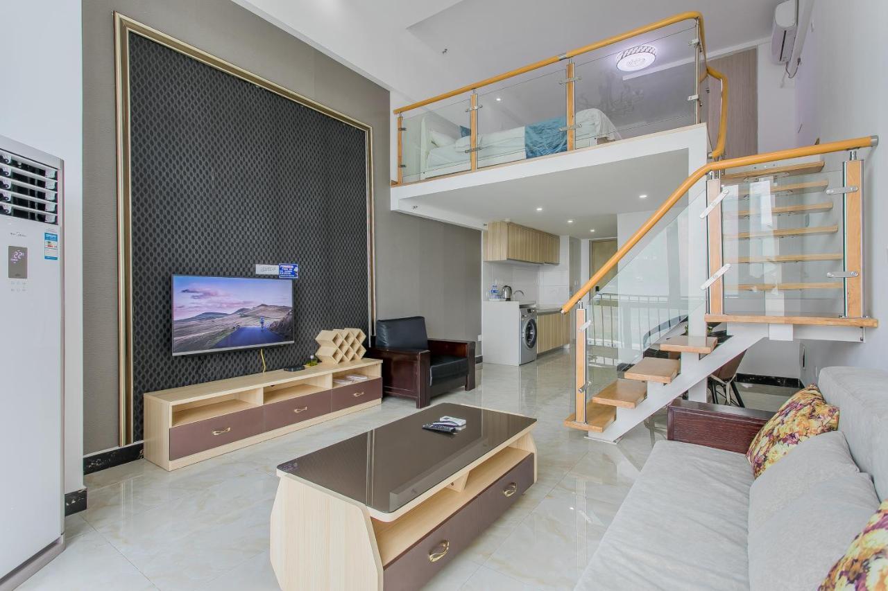April Fair Duplex Apartment Guangzhou South Railway Station Ao Yuan Yue Shi Dai Branch Eksteriør bilde