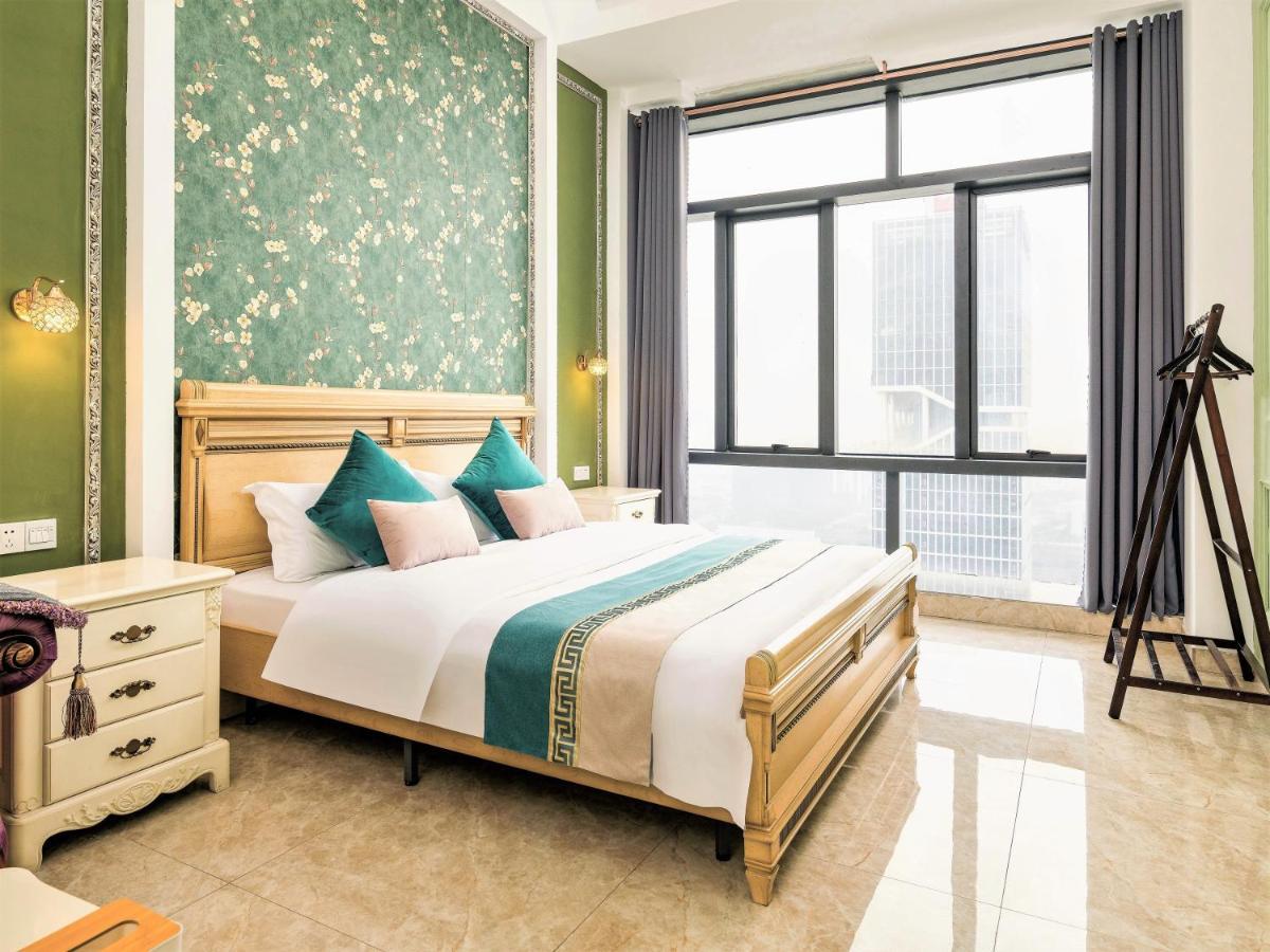 April Fair Duplex Apartment Guangzhou South Railway Station Ao Yuan Yue Shi Dai Branch Eksteriør bilde