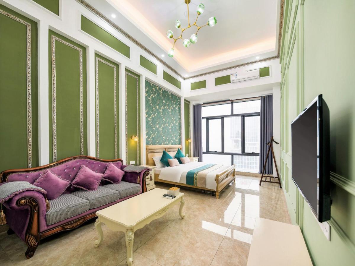 April Fair Duplex Apartment Guangzhou South Railway Station Ao Yuan Yue Shi Dai Branch Eksteriør bilde